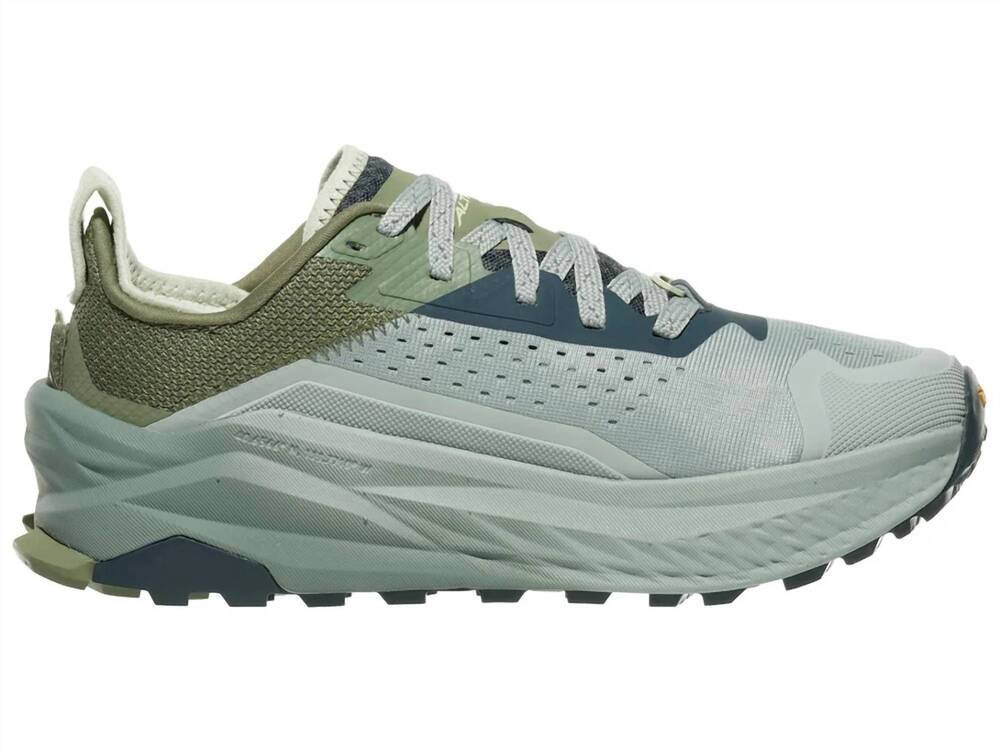 NEW ALTRA women's olympus 6 running shoes in gray shadow